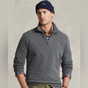 Men’s Ralph Lauren Half-Zip Sweater in SZ SM Gray